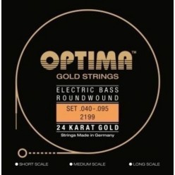 Optima 7166722 Struny do basu Gold Strings Round Wound